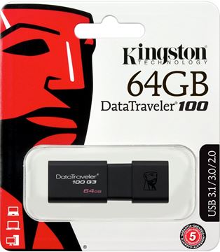 Imagen de Pendrive Kingston 64 GB Data Traveler G3 Usb 3.1