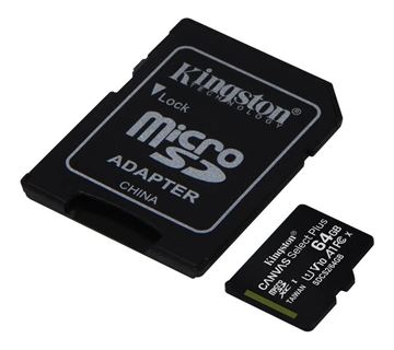 Imagen de Memoria Micro Sd Kingston Externa 64 gb Clase 10