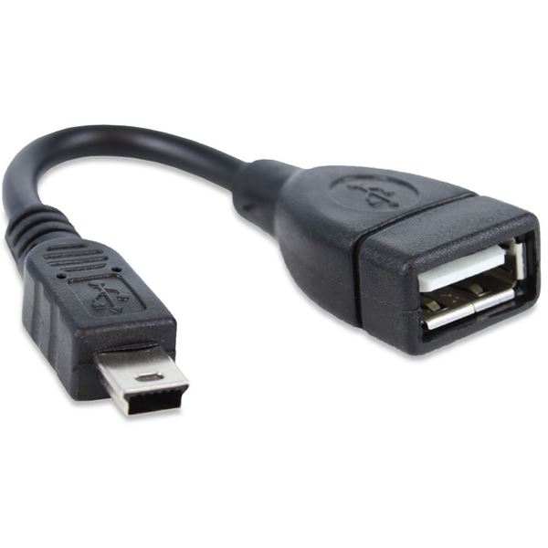 Imagen de Cable Adaptador OTG V3 USB Hembra a Mini USB