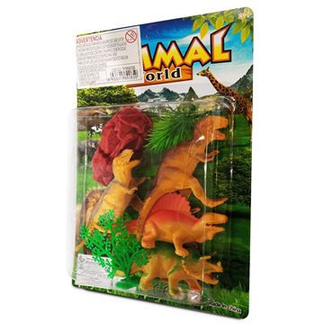 Imagen de Set Dinosaurios De Juguetes AnimalWorld