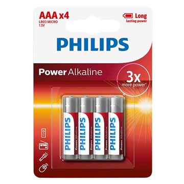 Imagen de Pilas AA Philips Alcalinas (4 Uni) = 1 Blíster