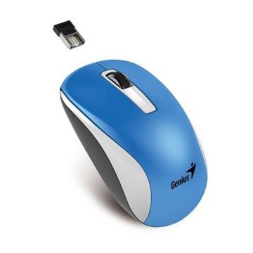 Imagen de Mouse Genius Nx-7010 Azul Con Blanco