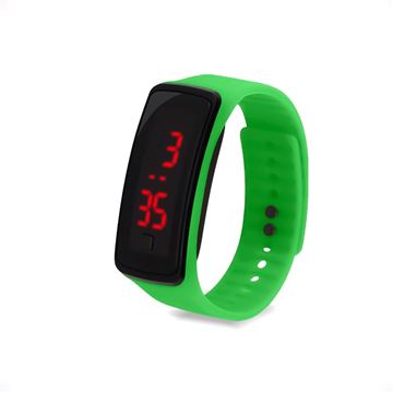 Imagen de Reloj Silicona deportivo Led Color Verde