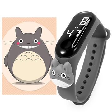 Imagen de Reloj Para Niño Personajes Totoro Gris