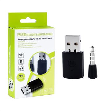 Imagen de Adaptador USB Bluetooth 5.1 Compatible Con PS5, PS4 Para Videojuegos