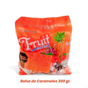 Imagen de Bolsa de caramelos 300gr. Surtidos Frutales