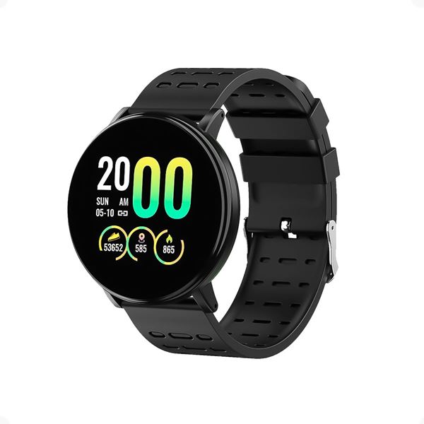 Imagen de Reloj Smartwatch Inteligente Fitness Ritmo Cardiaco 119 Plus Negro