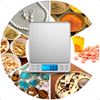 Imagen de Balanza Digital De Precisión Con 2 Bowls Para Cocina 0,1 A 1 Kilo