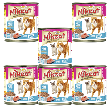 Imagen de Alimento Húmedo En Lata Para Gatos Mikcat Pack X6