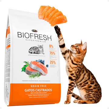 Imagen de Alimento Comida Para Gato Castrado Super Premium Natural 7.5kg Biofresh