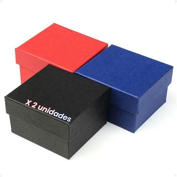 Imagen de Cajas Para Joyas Relojes Colores Mate Ideal Packaging X 2 Unidades